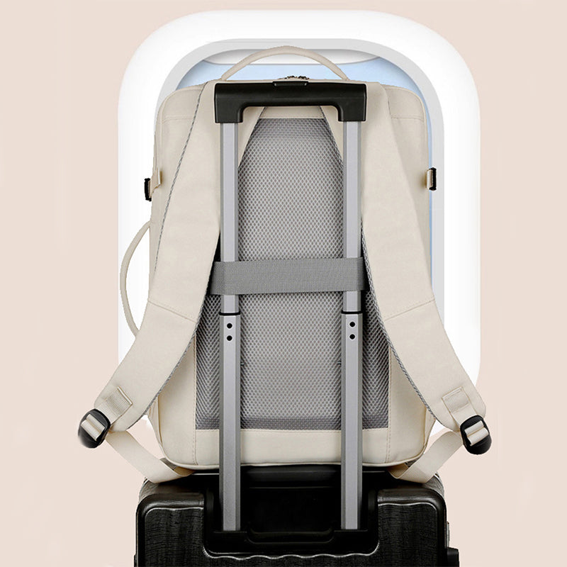 Large Capacity Backpack with Multiple Pockets and Zippers