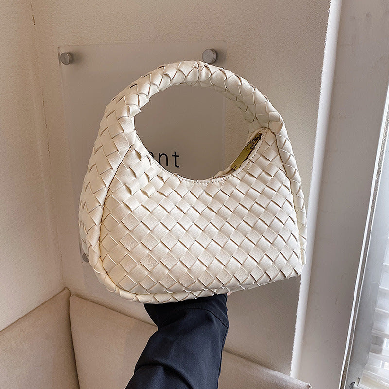Cute Solid Woven Tote