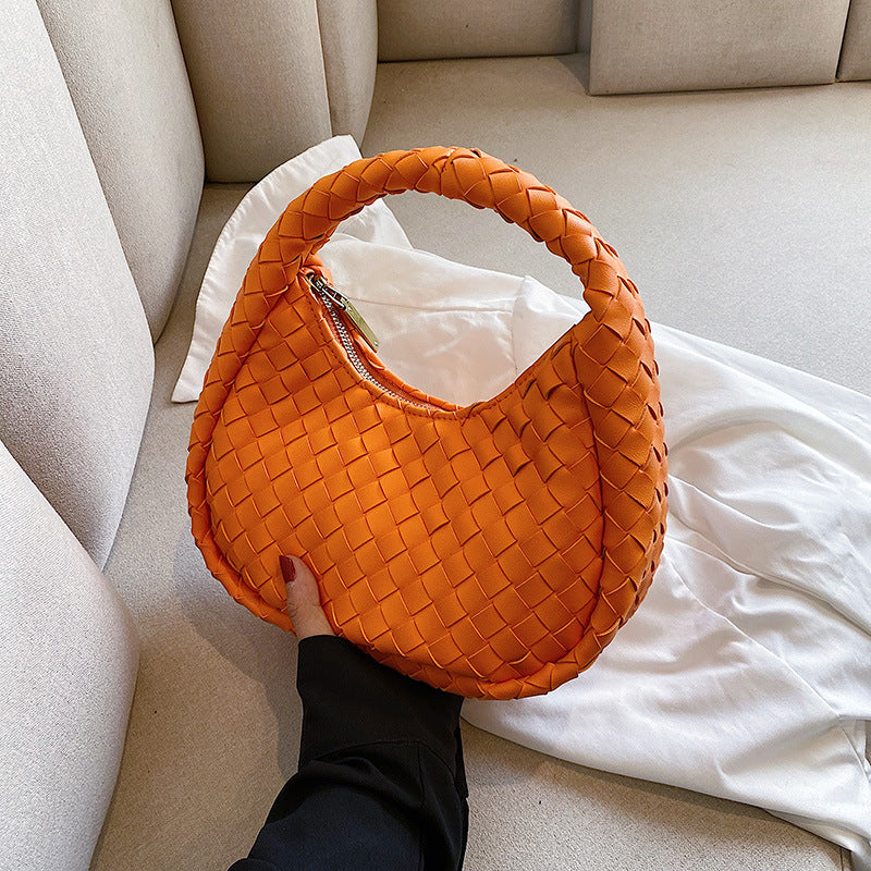 Cute Solid Woven Tote