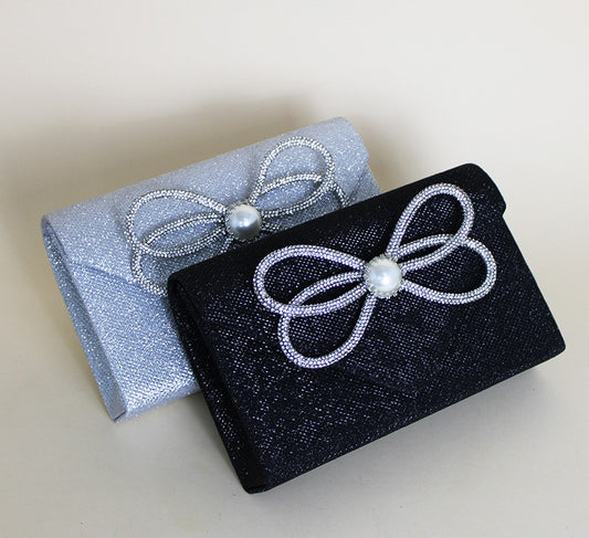 Dinner Clutch Diamond Flip Square Bag