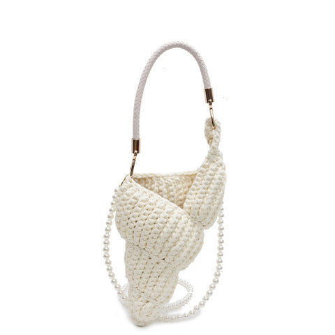 Handwoven Conch Shell Crossbody Bag