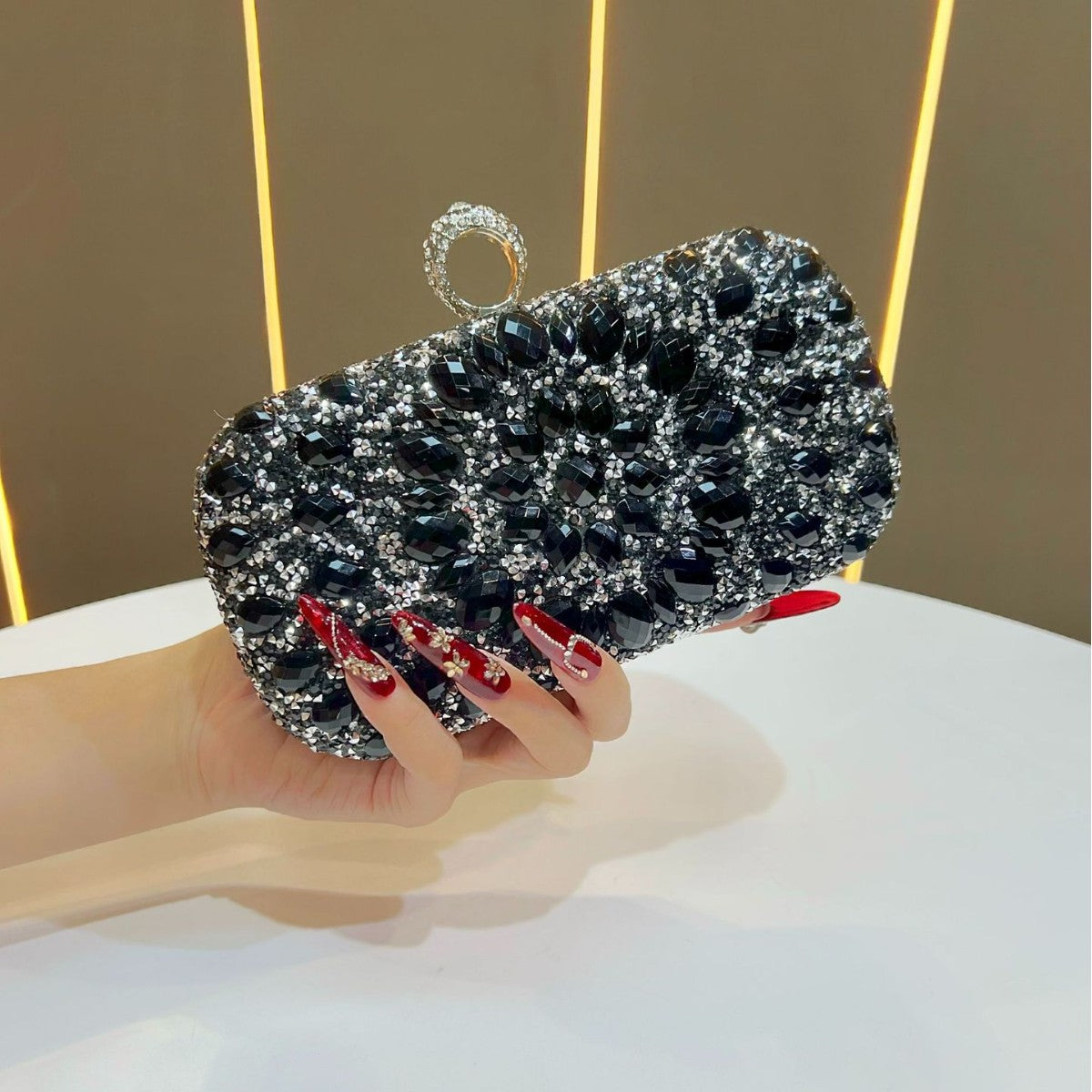 Jewelry Encrusted Clutch