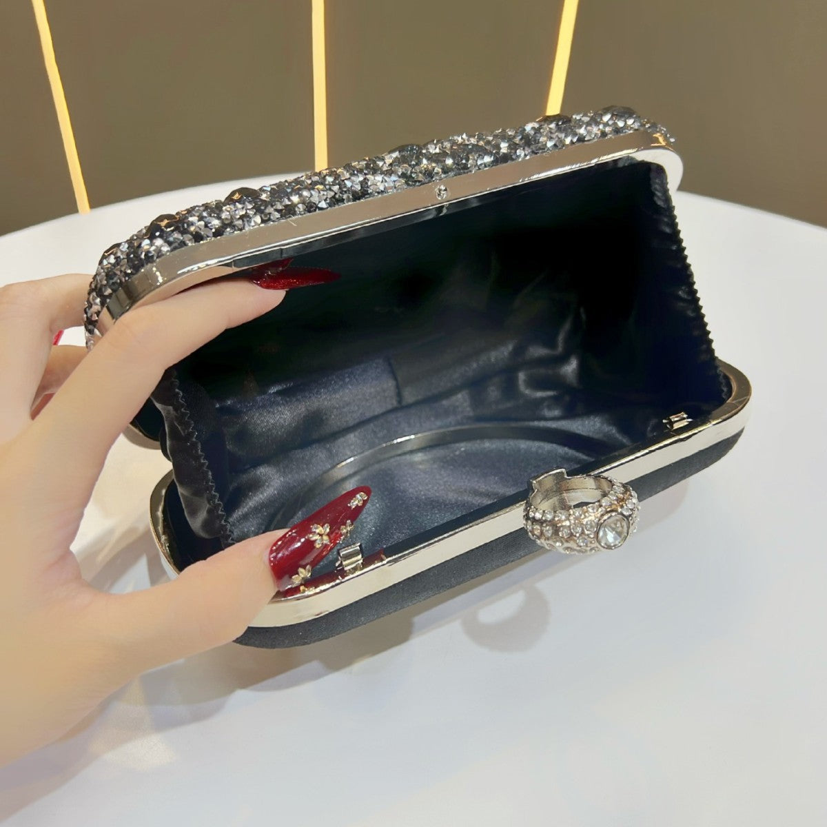 Jewelry Encrusted Clutch