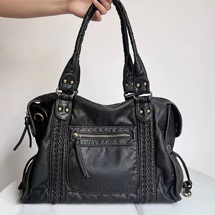 Retro Motorcycle Shoulder Messenger Bag