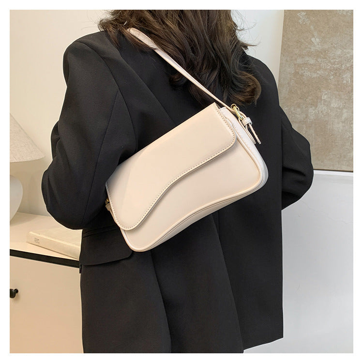Flip Magnetic Snap Shoulder Messenger Bag