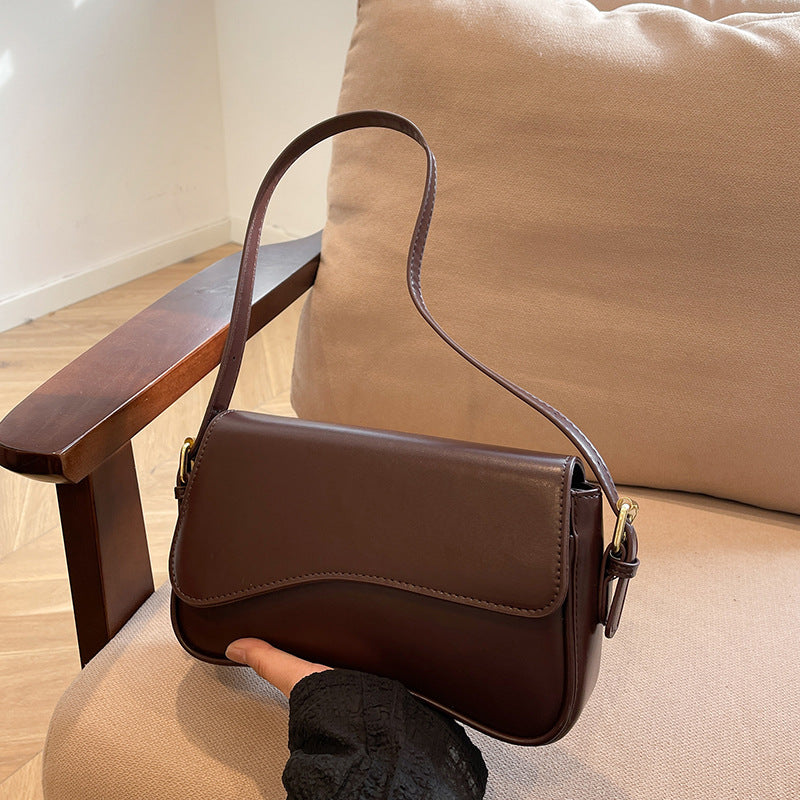 Flip Magnetic Snap Shoulder Messenger Bag