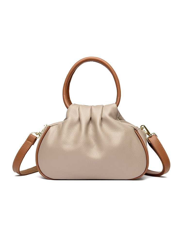 Pleated Crossbody Shoulder Bag