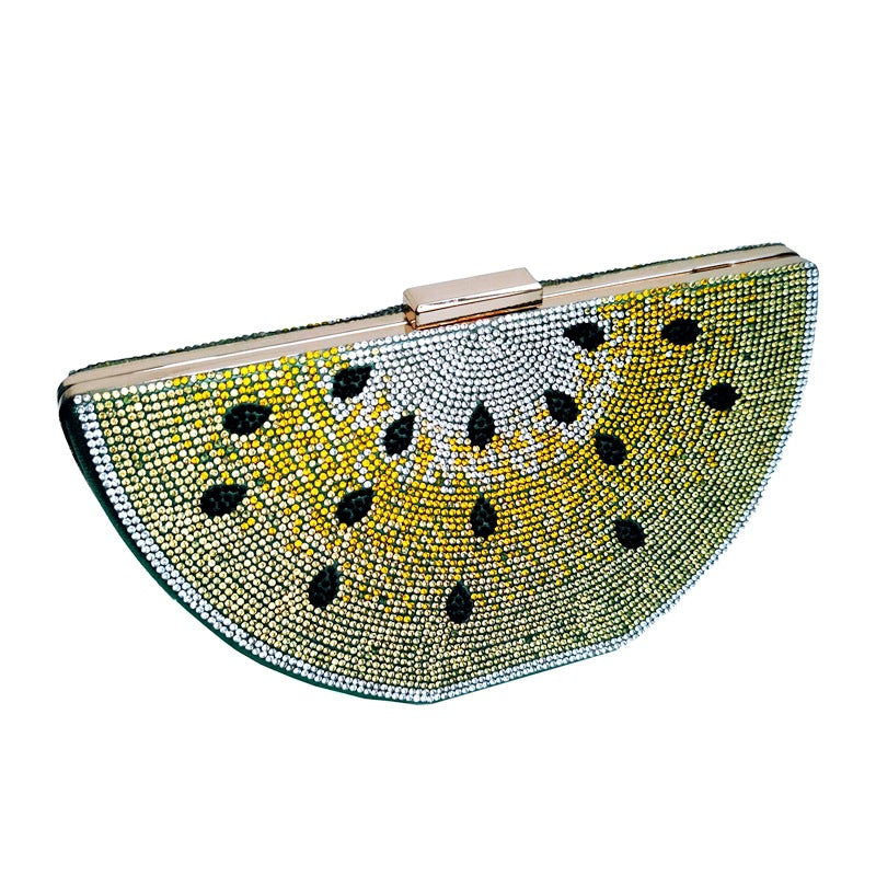 Diamond Fruit Clutch Evening Bag