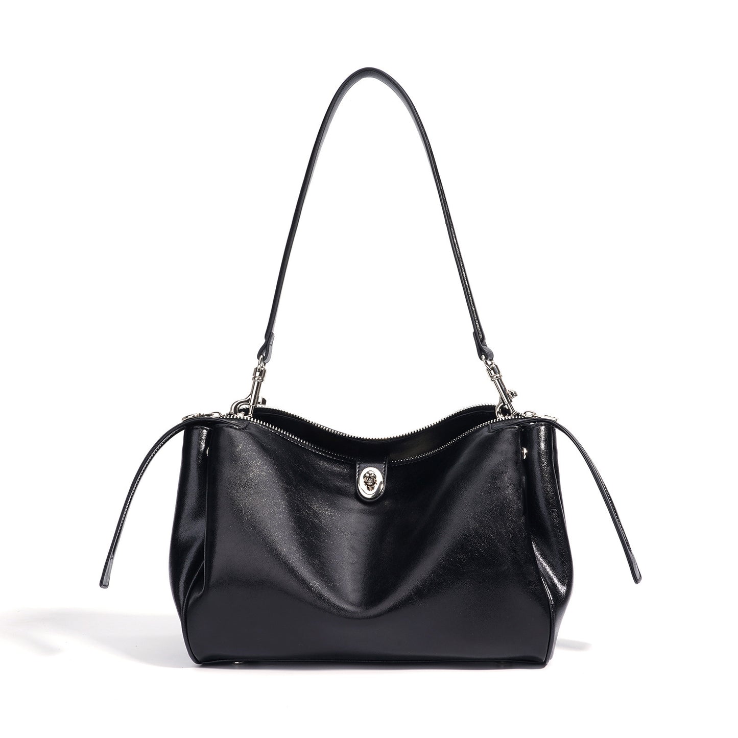 Western-style Genuine Leather Shoulder Bag