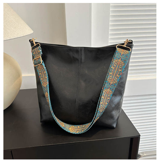 Large Capacity Bucket Crossbody Fashion Handbag